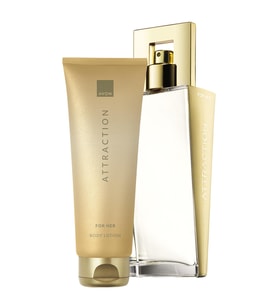 Avon Attraction Kadın Parfüm 50 Ml. ve Vücut Losyonu Paketi