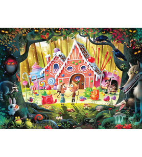 Ravensburger 1000P Puz Hansel Ve Gretel Yapboz (Krem)