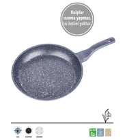 FMS D3007 Döküm Granit 2'li 20-28 cm Tava Seti