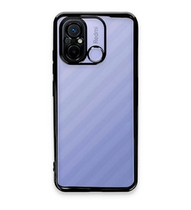 Pilelistore   Xiaomi Redmi 12C Kılıf  Lensli Silikon - Siyah