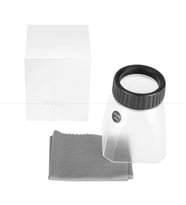 15X Silindir Tipi Cup Büyüteç Masaüstü 45mm Akrilik Lens