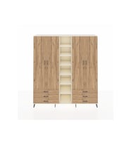 Hyperion Gardrop 13 Raflı 6 Çekmeceli 2 Askılı 220x44x243 Aytaşı-Çam/Çam