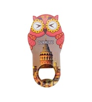 Türkiye Temalı Baykuş Magnet Kapak Açacak (Karışık)