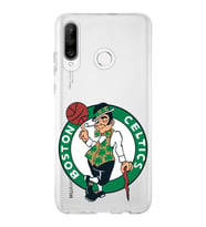 Huawei P30 Lite Uyumlu Kapak Boston Celtics Tasarımlı Şeffaf Silikon Kılıf