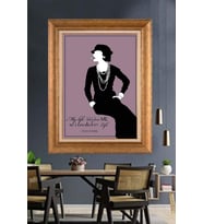 Altın Varaklı  Çerçeveli Paspartulu Tablo ndd920 (Gold)