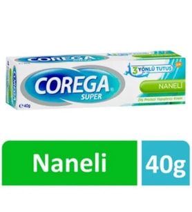 Corega Süper Protez Yapıştırıcı Naneli Krem 40 gr