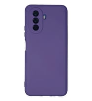 Newface Huawei Nova Y70 Kılıf Nano içi Kadife Silikon - Mor