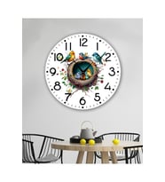 bilge Tasarım retro Duvar Saati 35 x 35 CM (Karışık)