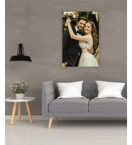 Düğün Fotoğrafı Kişiye Özel Cam Tablo