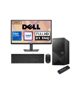 Dell Vostro 3030 mt Intel Core I5 12400 96GB Ddr5 512GB SSD 21.5" Fhd Windows 11 Home Intel® UHD Graphics 730 Masaüstü Bilgisayar 21N3030I5EMEAH02 + Zetta USB Bellek