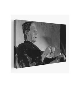 Frankenstein Remastered Tea and Cigarettes Korku Filmi Tablo Boris Karloff-5369