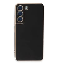 Newface Samsung Galaxy S21 Kılıf Volet Silikon - Siyah