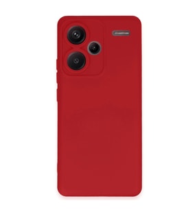 Xiaomi Redmi Note 13 Pro Plus Kılıf Nano İçi Kadife Silikon - Kırmızı