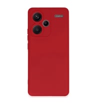 Xiaomi Redmi Note 13 Pro Plus Kılıf Nano İçi Kadife Silikon - Kırmızı