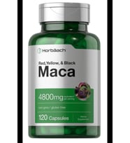 Horbaach Maca Root Capsules 120 Pills High Potency Extract Non-GMO Gluten Free.3938 (Renksiz)