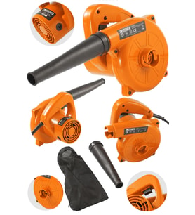 Steiner Alman Pro 3000 W Devir Ayarsız Hava Körüğü Yaprak Üfleme Makinesi Bilgisayar Temizleme Turuncu