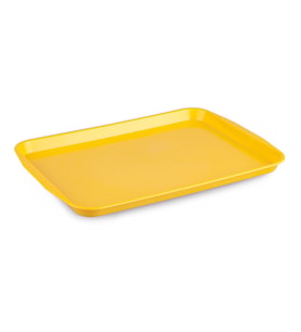 Plastport  Servis Tepsisi 37x53 cm - Sarı - 50 Adet (Karışık)