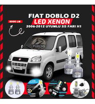 Fiat Doblo D2 2006-2012 Sis Farı Uyumlu Şimşek Etkili Led Xenon Performance Series H1