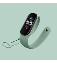 Xiaomi Mi Band 5 ile uyumlu Saat Kayışı Ent Kaliteli Xiaomi Mi Band 5 ile uyumlu Spor Saat Kontrast Renkli Termoplastik Lila