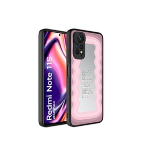 Xiaomi Redmi Note 11 Global Uyumlu Kılıf Aynalı Desenli Kamera Korumalı Parlak Zore Mirror Kapak