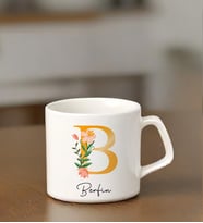 İsme Özel  Baş Harf Temalı Espresso Kupa Bardak