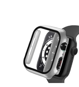 BİNANO APPLE WATCH 8 41MM SENSE KASA VE EKRAN KORUYUCU GÜMÜŞ