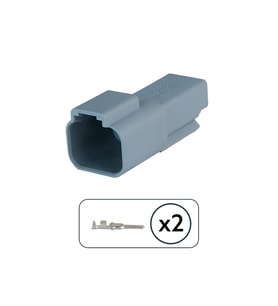 DT04-2P Dişi Konnektör 2 Pin Kablosuz
