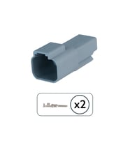 DT04-2P Dişi Konnektör 2 Pin Kablosuz