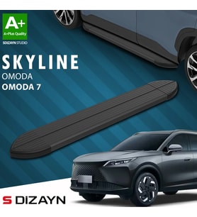 S-Dizayn Omoda Omoda7 Skyline Siyah Yan Basamak 183 Cm 2025 Üzeri A+ Kalite