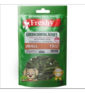 Freshy Green Dental Bones Ağız Kokusu Önleyici Kemikler 150 Gr Small 15 Adet