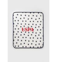 U.S. Polo Assn Erkek Bebek Beyaz Battaniye