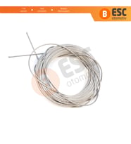 Araç Cam Kriko Tamiri için 7x7 Çelik Tel Halat Tamir Kablosu Çap: 1.6 mm Uzunluk: 10 metre