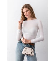 Just Polo Kadın Nova Mini Charmlı Ayarlanabilir Askılı El ve Omuz Çantası