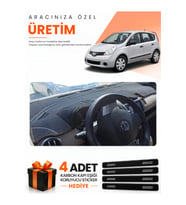 NİSSAN NOTE E11 (2005-2009) Uyumlu Torpido Koruma Örtüsü Oto Kılıfı - Siyah