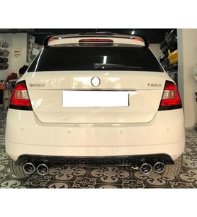 Skoda Fabia Difüzör Lüx Tip İthal Ultra Parlak Siyah Difizör