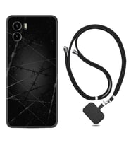 Vivo Y15S Y32 Y33S Y51 Y53S Kılıf Boyun Askılı Silikon Dikenli Tel 1779