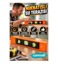 Mıknatıslı Mini Su Terazisi 3 Göstergeli Hassas Hizalama Aparatı