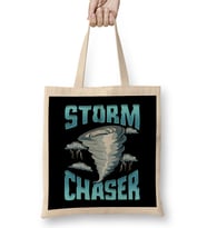 Cute Storm Chaser Severe Weather Tornado Obsessed Bez Çanta Uzun Saplı