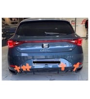 Seat Leon Uyumlu Mk4 Difüzör (Plastik)