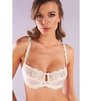 Golshan Giselle Half Padded Bra,Ekru Toparlayıcı Konforlu ve Şık Sütyen