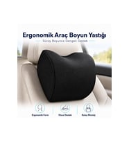 Visco Araç Boyun Yastığı – Ergonomik Boyun Destekli Oto Koltuk Başlık Yastığı