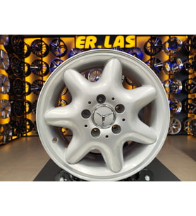 4 Adet MERCEDES ORIJINAL 6*15 5*112 ET31 66.6 SILVER JANT REVİZE EDİLMİŞ (Takım)