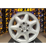 4 Adet MERCEDES ORIJINAL 6*15 5*112 ET31 66.6 SILVER JANT REVİZE EDİLMİŞ (Takım)
