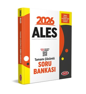 2026 ALES Tamamı Çözümlü Soru Bankası Data Yayınları
