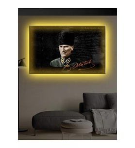 Led Işıklı Atatürk Tabloları