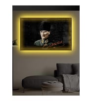 Led Işıklı Atatürk Tabloları