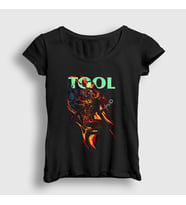 Presmono Kadın Siyah Poster Tool T-Shirt 178381tt