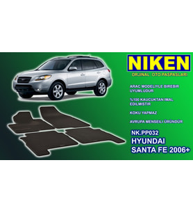 Hyundai Santa fe paspas kauçuk oem germany 2006+ Sonrası NİKEN (Siyah)