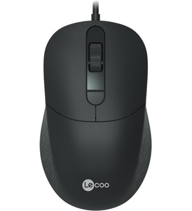 MS102 USB Kablolu 2400DPI 4 Tuşlu Mouse -Sessiz PC, Mac, Dizüstü Bilgisayar için, Windows, Linux ve Mac ile Uyumlu Sağ ve Sol Elle Kullanıma Uygun, 99gr Hafif Optik Mouse Siyah