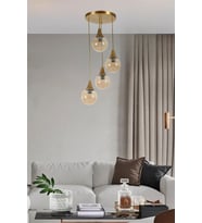 AFRA 4 LÜ TEPSİLİ ESKİTME BAL CAMLI SARKIT